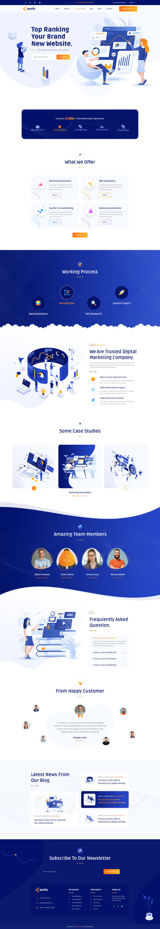 Axtra – Digital Agency & Modern Portfolio Theme.